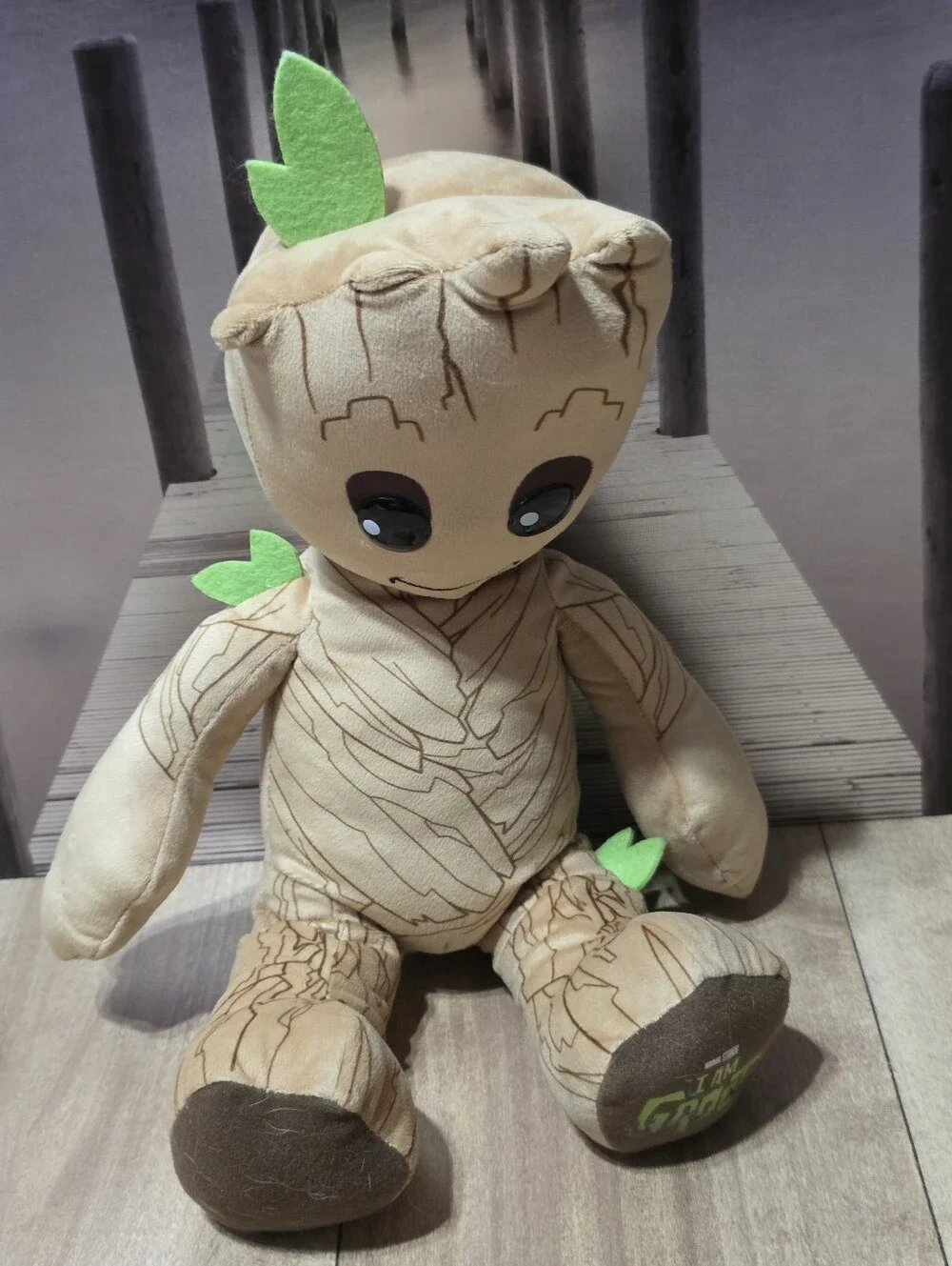 Build A Bear Workshop Marvel  Baby Groot Plush I Am Groot.